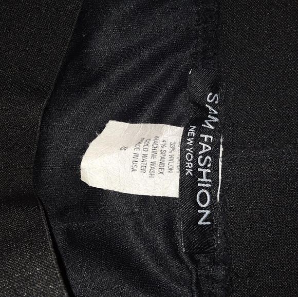 Sam Fashion pleated chiffon skirt black size S - Picture 2 of 3